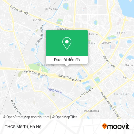 Bản đồ THCS Mễ Trì