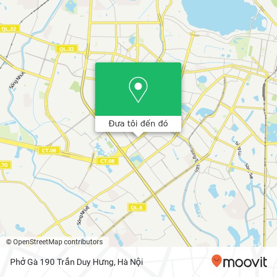 Bản đồ Phở Gà 190 Trần Duy Hưng