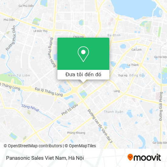 Bản đồ Panasonic Sales Viet Nam