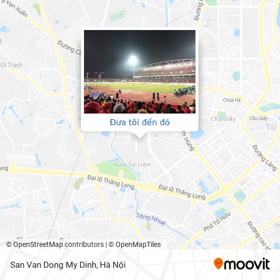 Bản đồ San Van Dong My Dinh