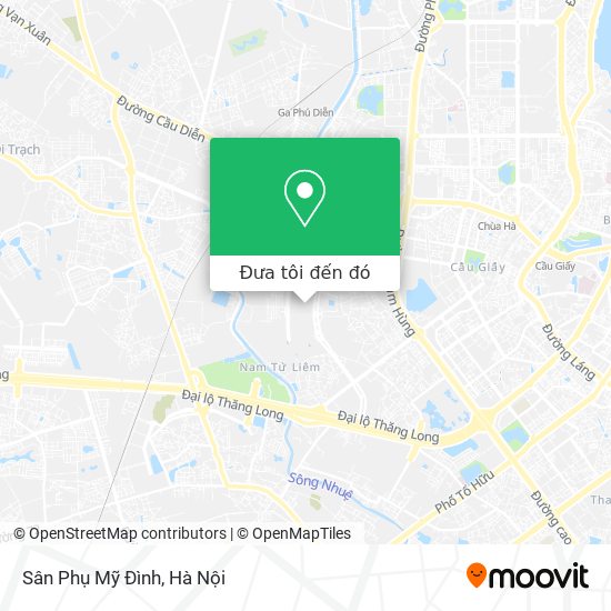 Bản đồ Sân Phụ Mỹ Đình