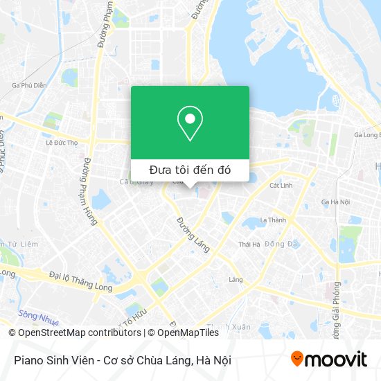 Bản đồ Piano Sinh Viên - Cơ sở Chùa Láng