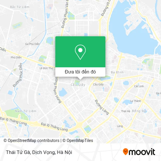 Bản đồ Thái Tử Gà, Dịch Vọng