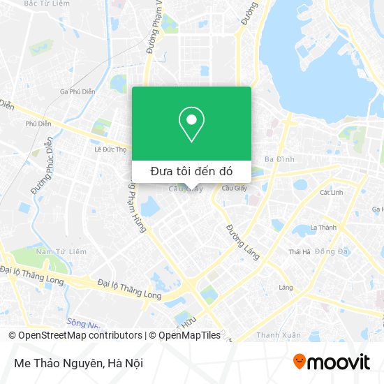 Bản đồ Me Thảo Nguyên