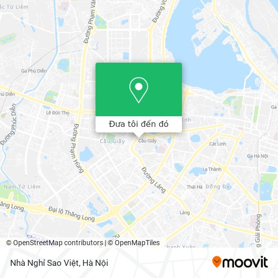 Bản đồ Nhà Nghỉ Sao Việt