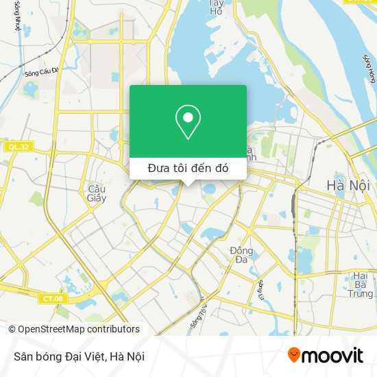 Bản đồ Sân bóng Đại Việt