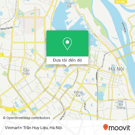 Bản đồ Vinmart+ Trần Huy Liệu