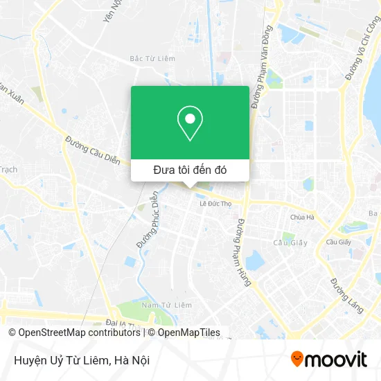 Bản đồ Huyện Uỷ Từ Liêm