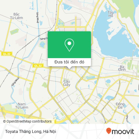 Bản đồ Toyata Thăng Long
