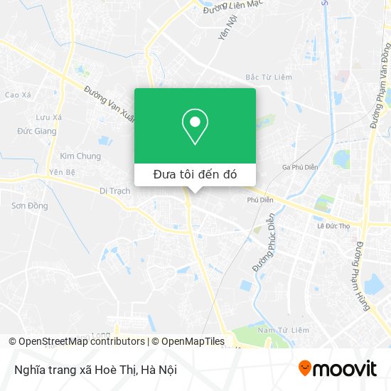 Bản đồ Nghĩa trang xã Hoè Thị