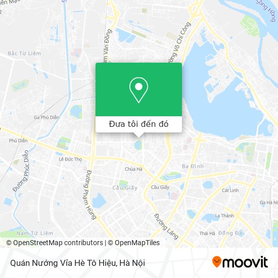 Bản đồ Quán Nướng Vỉa Hè Tô Hiệu