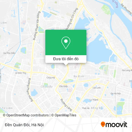 Bản đồ Đền Quán Đôi