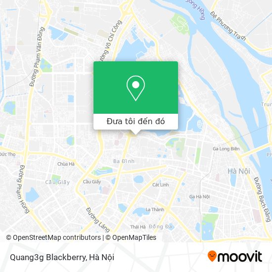 Bản đồ Quang3g Blackberry