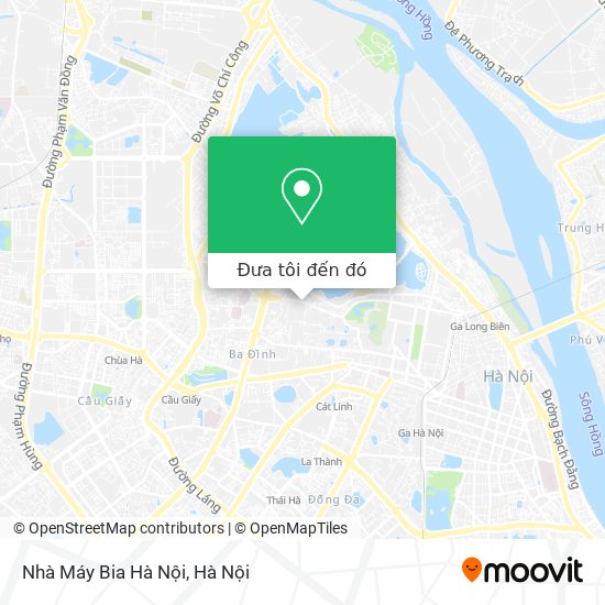 Bản đồ Nhà Máy Bia Hà Nội