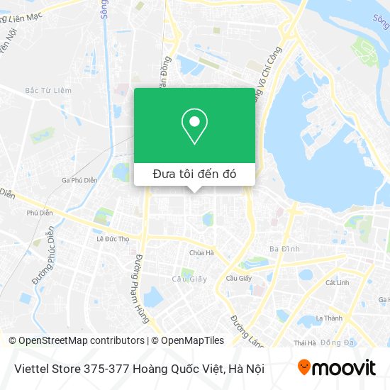 Bản đồ Viettel Store 375-377 Hoàng Quốc Việt