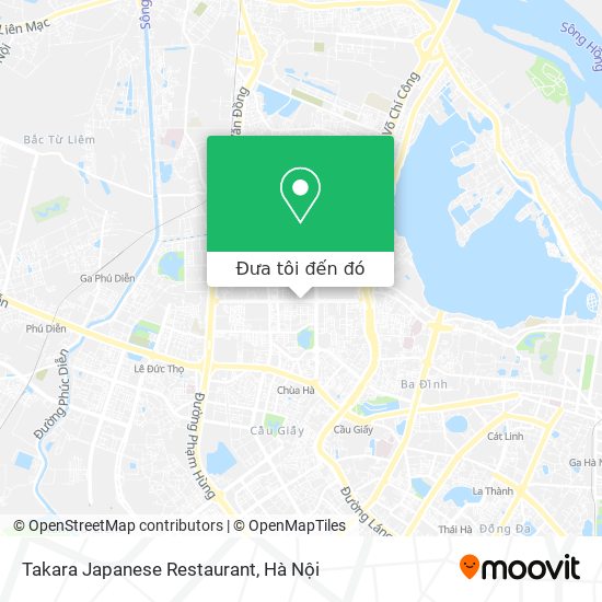 Bản đồ Takara Japanese Restaurant