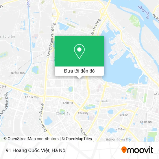 Bản đồ 91 Hoàng Quốc Việt