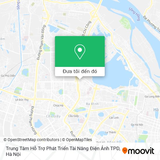 Bản đồ Trung Tâm Hỗ Trợ Phát Triển Tài Năng Điện Ảnh TPD