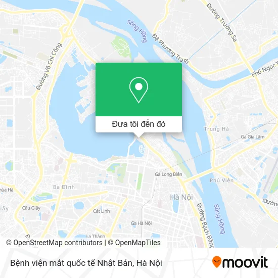Bản đồ Bệnh viện mắt quốc tế Nhật Bản