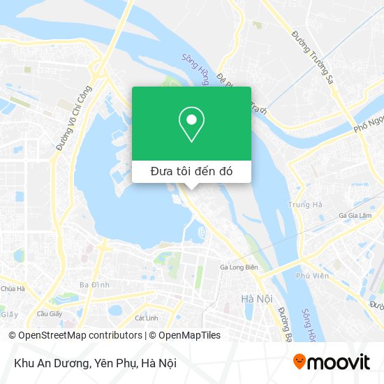 Bản đồ Khu An Dương, Yên Phụ
