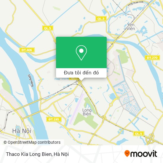 Bản đồ Thaco Kia Long Bien