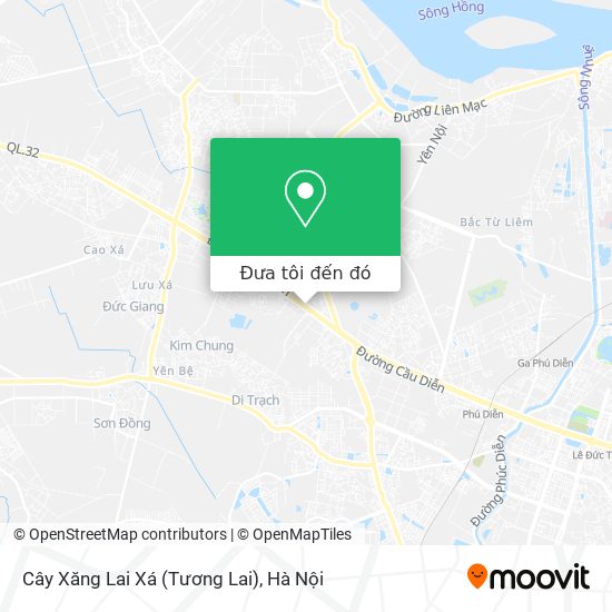 Bản đồ Cây Xăng Lai Xá (Tương Lai)