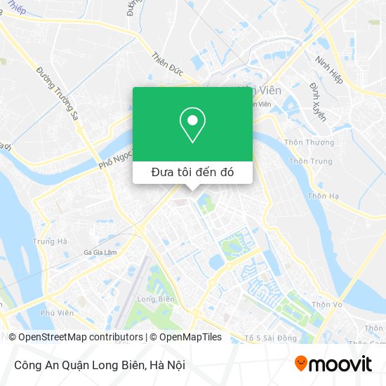 Bản đồ Công An Quận Long Biên