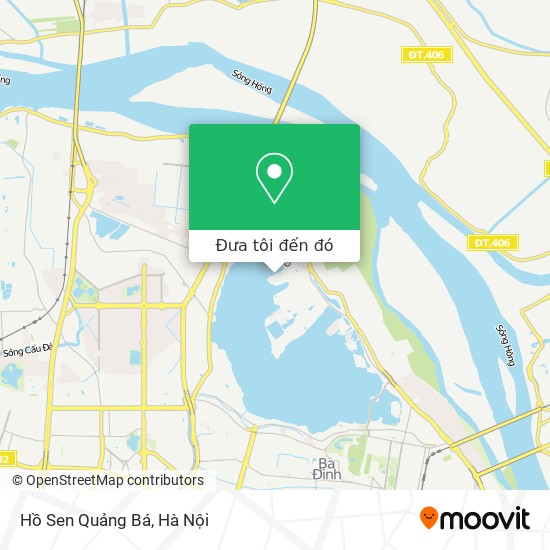 Bản đồ Hồ Sen Quảng Bá