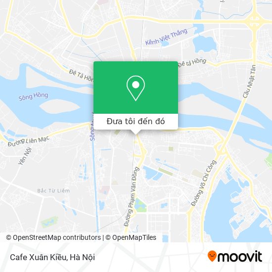 Bản đồ Cafe Xuân Kiều