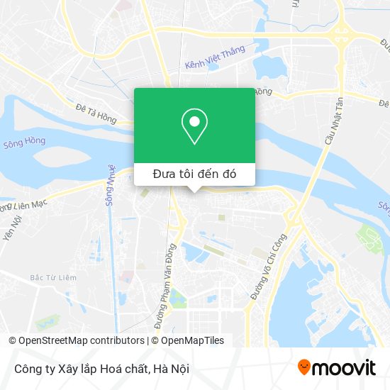 Bản đồ Công ty Xây lắp Hoá chất
