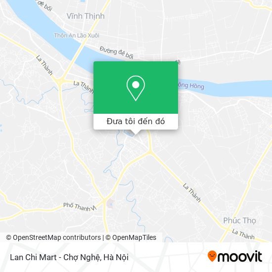 Bản đồ Lan Chi Mart - Chợ Nghệ