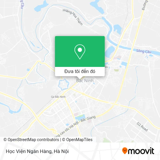 Bản đồ Học Viện Ngân Hàng