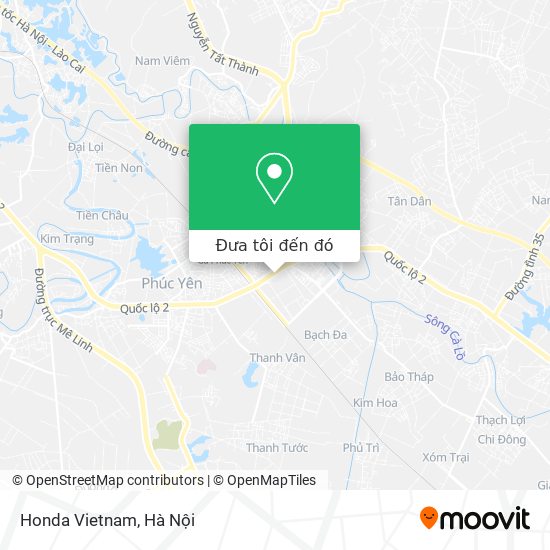 Bản đồ Honda Vietnam