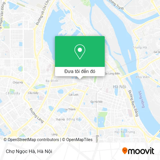 Bản đồ Chợ Ngọc Hà