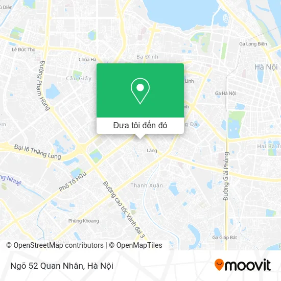Bản đồ Ngõ 52 Quan Nhân