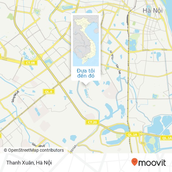 Bản đồ Thanh Xuân