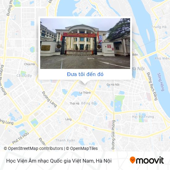 Bản đồ Học Viện Âm nhạc Quốc gia Việt Nam