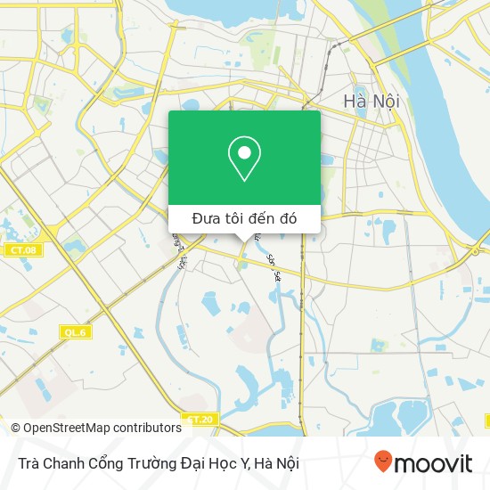 Bản đồ Trà Chanh Cổng Trường Đại Học Y