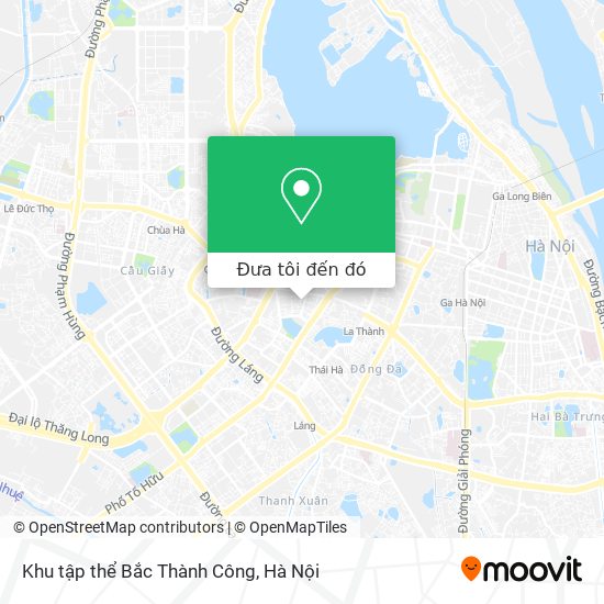 Bản đồ Khu tập thể Bắc Thành Công