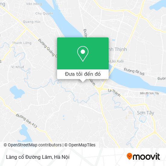 Bản đồ Làng cổ Đường Lâm