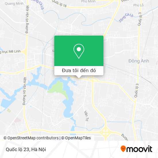 Bản đồ Quốc lộ 23