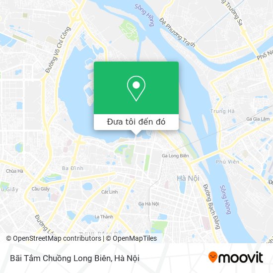 Bản đồ Bãi Tắm Chuồng Long Biên