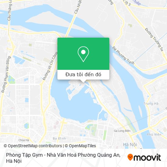 Bản đồ Phòng Tập Gym - Nhà Văn Hoá Phường Quảng An