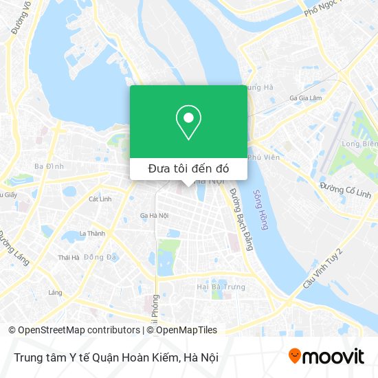 Bản đồ Trung tâm Y tế Quận Hoàn Kiếm