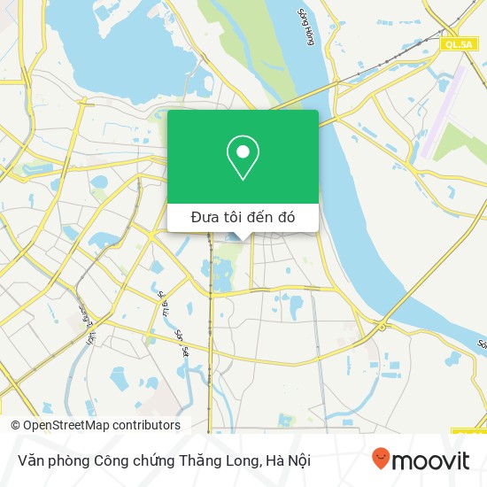 Bản đồ Văn phòng Công chứng Thăng Long