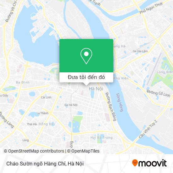 Bản đồ Cháo Sườn ngõ Hàng Chỉ