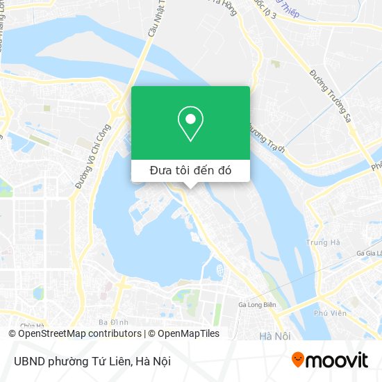 Bản đồ UBND phường Tứ Liên