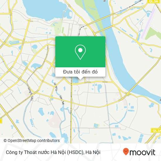 Bản đồ Công ty Thoát nước Hà Nội (HSDC)