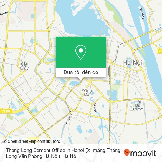 Bản đồ Thang Long Cement Office in Hanoi (Xi măng Thăng Long Văn Phòng Hà Nội)