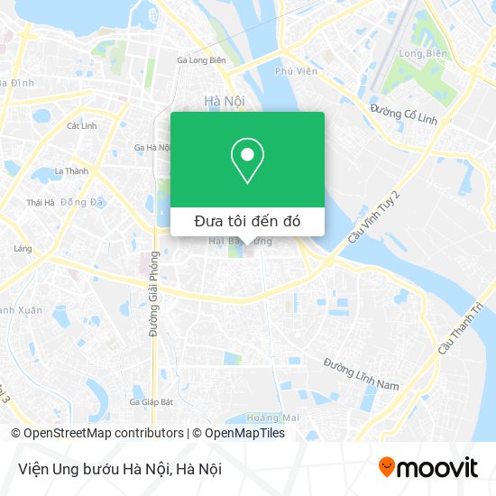 Bản đồ Viện Ung bướu Hà Nội